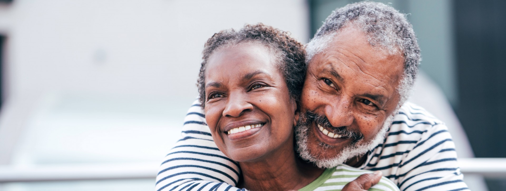 Older Couple Hugging